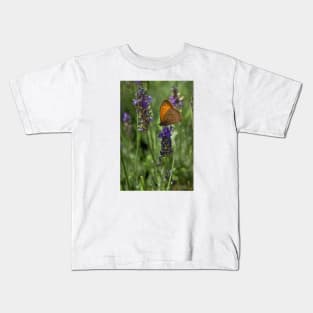 Lavender & Butterfly Kids T-Shirt